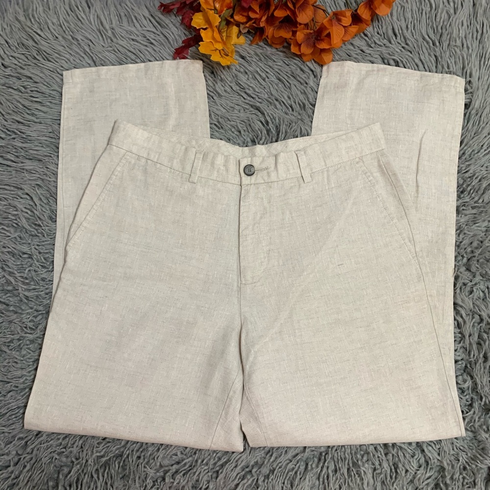 Tasso Elba Men’s 100% Linen Pants